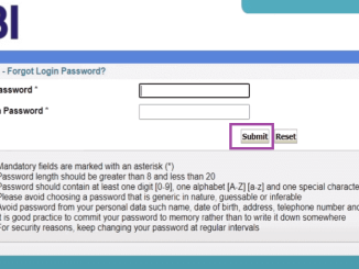 set new login password onlinesbi