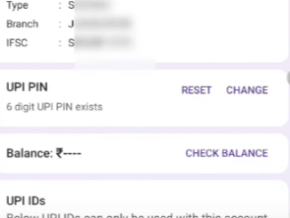 bank account number phonepe