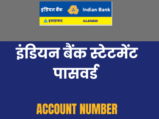 Indian Bank Statement Password