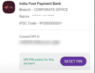 add indian post payment bank in phonepe